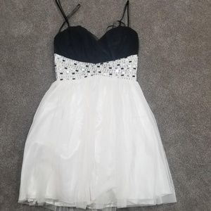 Black and white dress